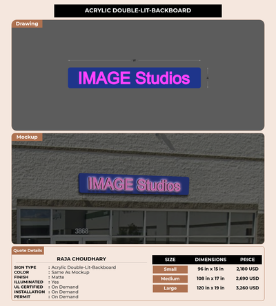 CUSTOM MOCKUP SIGN FOR Raja Choudhary