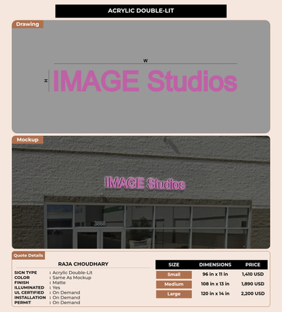 CUSTOM MOCKUP SIGN FOR Raja Choudhary