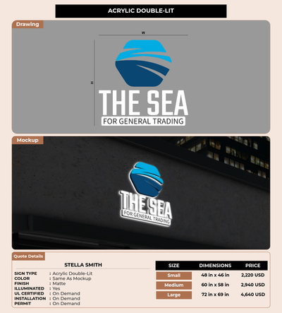 CUSTOM MOCKUP SIGN FOR Stella Smith