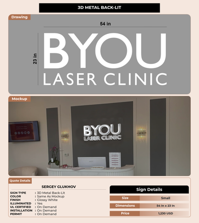 CUSTOM MOCKUP SIGN FOR Sergey Glukhov