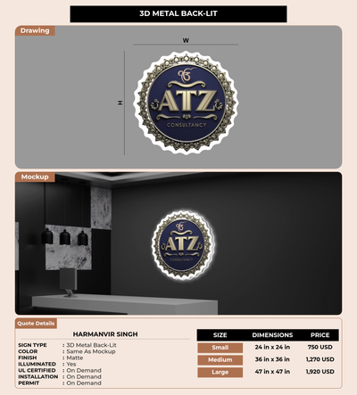 CUSTOM MOCKUP SIGN FOR Harmanvir Singh