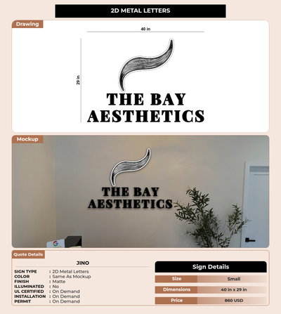 CUSTOM MOCKUP SIGN FOR jino