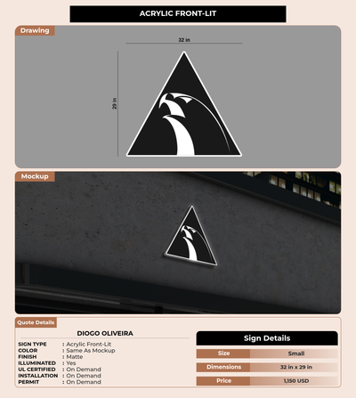 CUSTOM MOCKUP SIGN FOR Diogo Oliveira