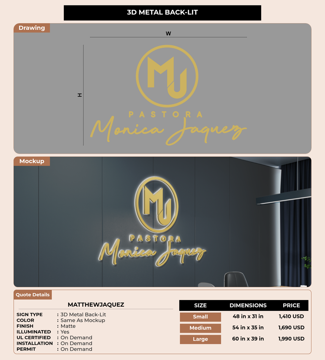 CUSTOM MOCKUP SIGN FOR MatthewJaquez