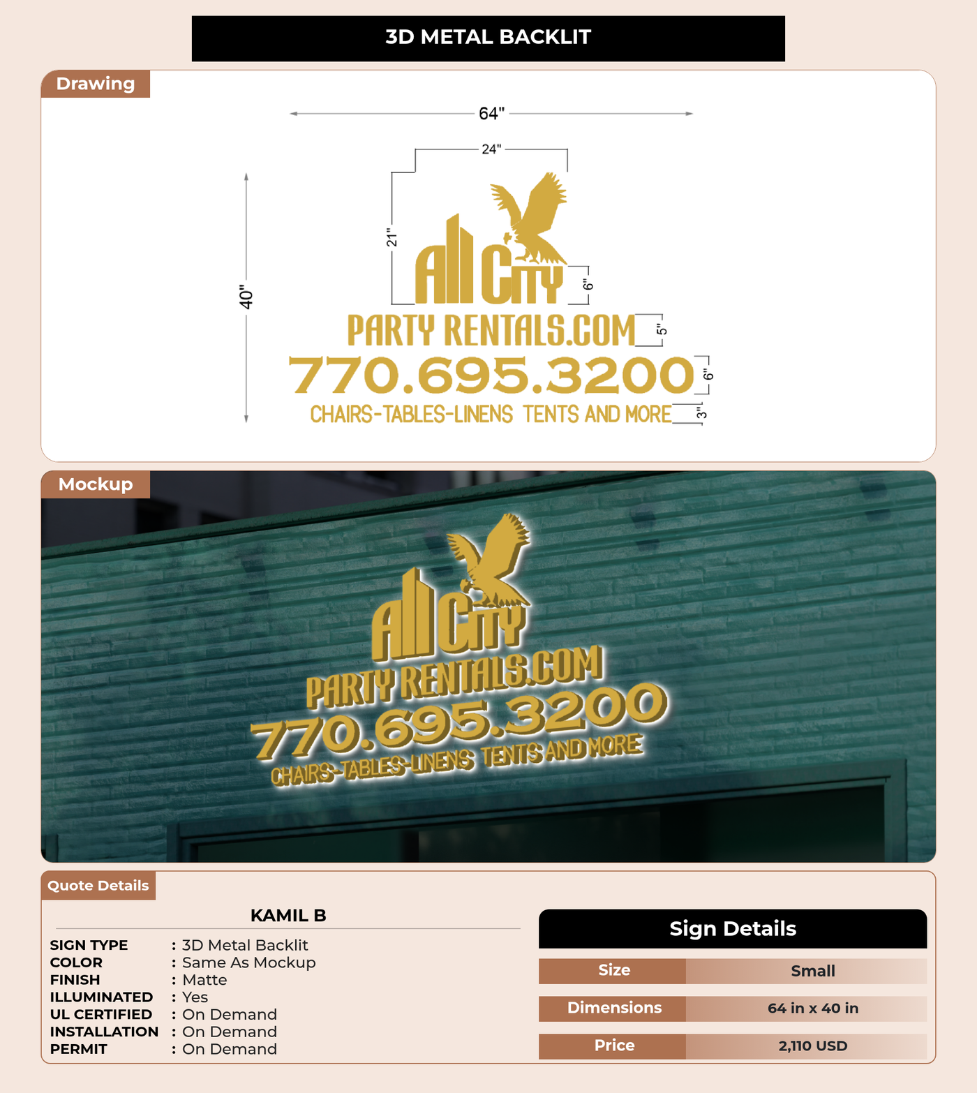 CUSTOM MOCKUP SIGN FOR Kamil B