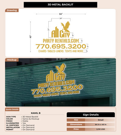 CUSTOM MOCKUP SIGN FOR Kamil B