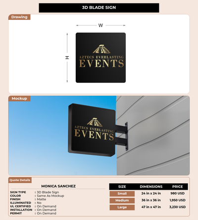 CUSTOM MOCKUP SIGN FOR Monica Sanchez