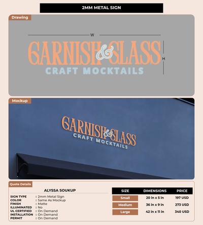 CUSTOM MOCKUP SIGN FOR Alyssa Soukup