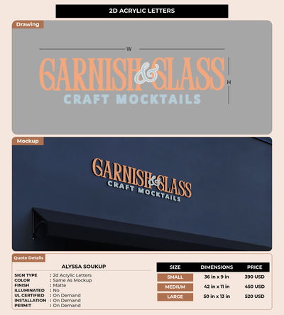 CUSTOM MOCKUP SIGN FOR Alyssa Soukup