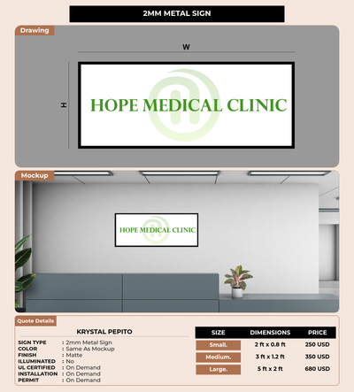 CUSTOM MOCKUP SIGN FOR Krystal Pepito