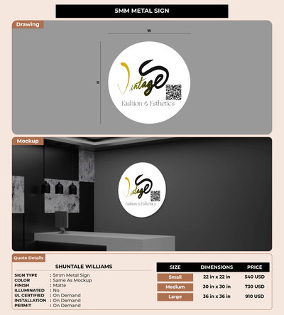 CUSTOM MOCKUP SIGN FOR Shuntale Williams