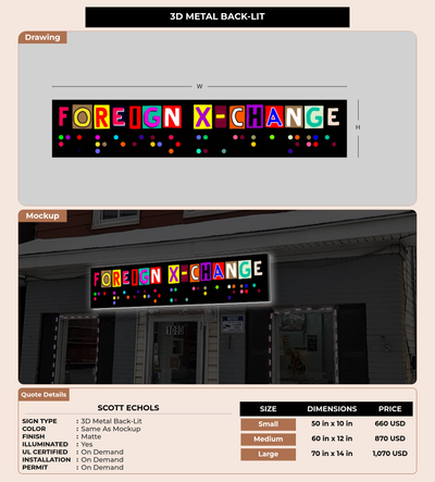 CUSTOM MOCKUP SIGN FOR Scott Echols