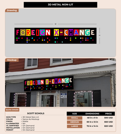 CUSTOM MOCKUP SIGN FOR Scott Echols