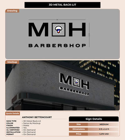 CUSTOM MOCKUP SIGN FOR Anthony bettencourt