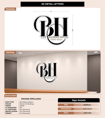 CUSTOM MOCKUP SIGN FOR Mounia Spellman