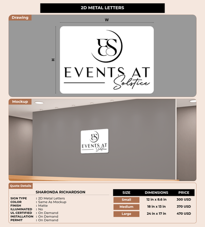 CUSTOM MOCKUP SIGN FOR Sharonda Richardson