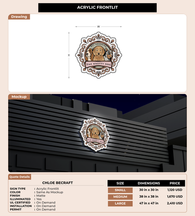 CUSTOM MOCKUP SIGN FOR Chloe Becraft