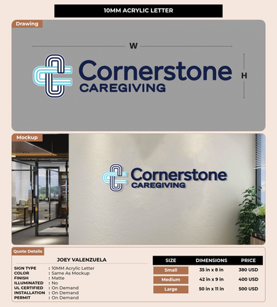 CUSTOM MOCKUP SIGN FOR Joey Valenzuela