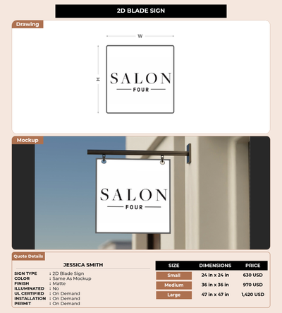 CUSTOM MOCKUP SIGN FOR Jessica Smith