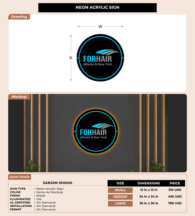 CUSTOM MOCKUP SIGN FOR Sanjan Shama