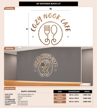 CUSTOM MOCKUP SIGN FOR Buffy Hopkins