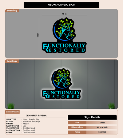 CUSTOM MOCKUP SIGN FOR Jennifer Rivera