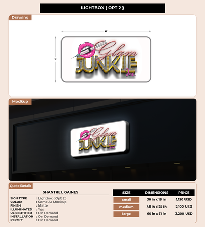 CUSTOM MOCKUP SIGN FOR Shantrel gaines