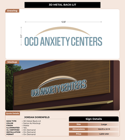 CUSTOM MOCKUP SIGN FOR Jordan Dorenfeld