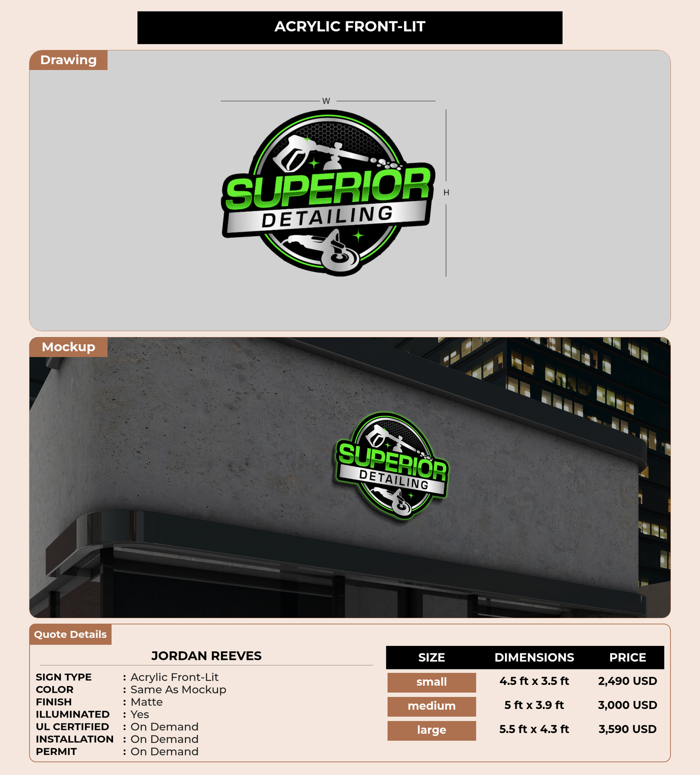 CUSTOM MOCKUP SIGN FOR Jordan reeves