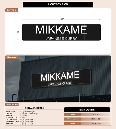 CUSTOM MOCKUP SIGN FOR Shinya Fujinami