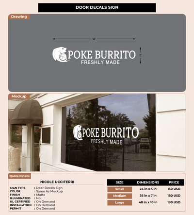 CUSTOM MOCKUP SIGN FOR Nicole Ucciferri