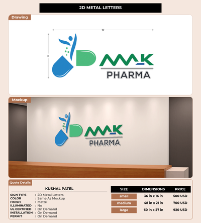 CUSTOM MOCKUP SIGN FOR KUSHAL PATEL