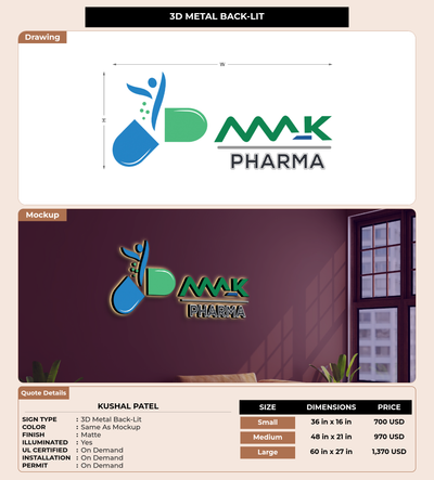 CUSTOM MOCKUP SIGN FOR KUSHAL PATEL
