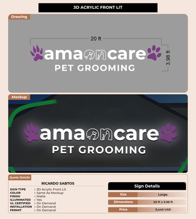 CUSTOM MOCKUP SIGN FOR Ricardo Sabtos
