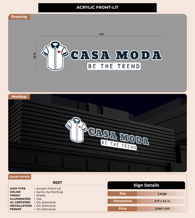 CUSTOM MOCKUP SIGN FOR Reet