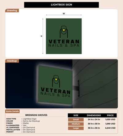 CUSTOM MOCKUP SIGN FOR Brennon Groves