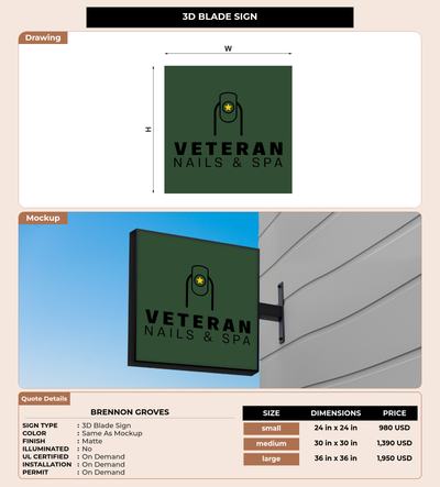 CUSTOM MOCKUP SIGN FOR Brennon Groves