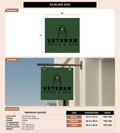 CUSTOM MOCKUP SIGN FOR Brennon Groves