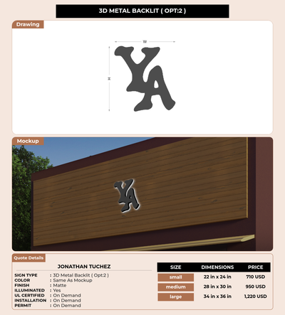 CUSTOM MOCKUP SIGN FOR Jonathan Tuchez
