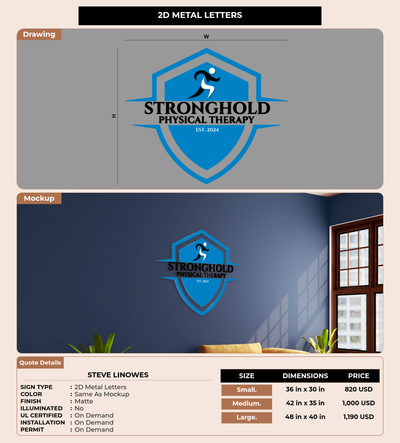 CUSTOM MOCKUP SIGN FOR Steve Linowes