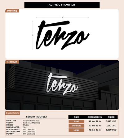 CUSTOM MOCKUP SIGN FOR Sergio Moutela