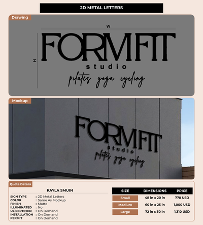 CUSTOM MOCKUP SIGN FOR Kayla Smuin