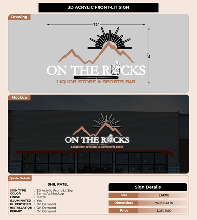CUSTOM MOCKUP SIGN FOR Shil Patel