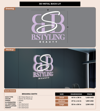 CUSTOM MOCKUP SIGN FOR Brianna Smith