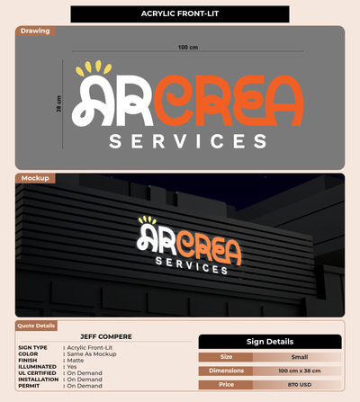 CUSTOM MOCKUP SIGN FOR Jeff Compere