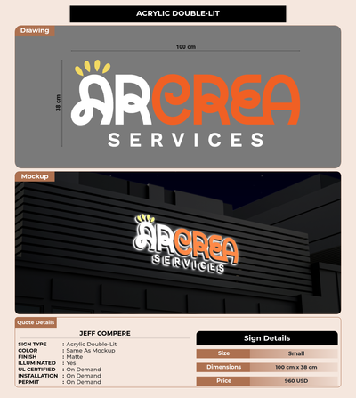 CUSTOM MOCKUP SIGN FOR Jeff Compere