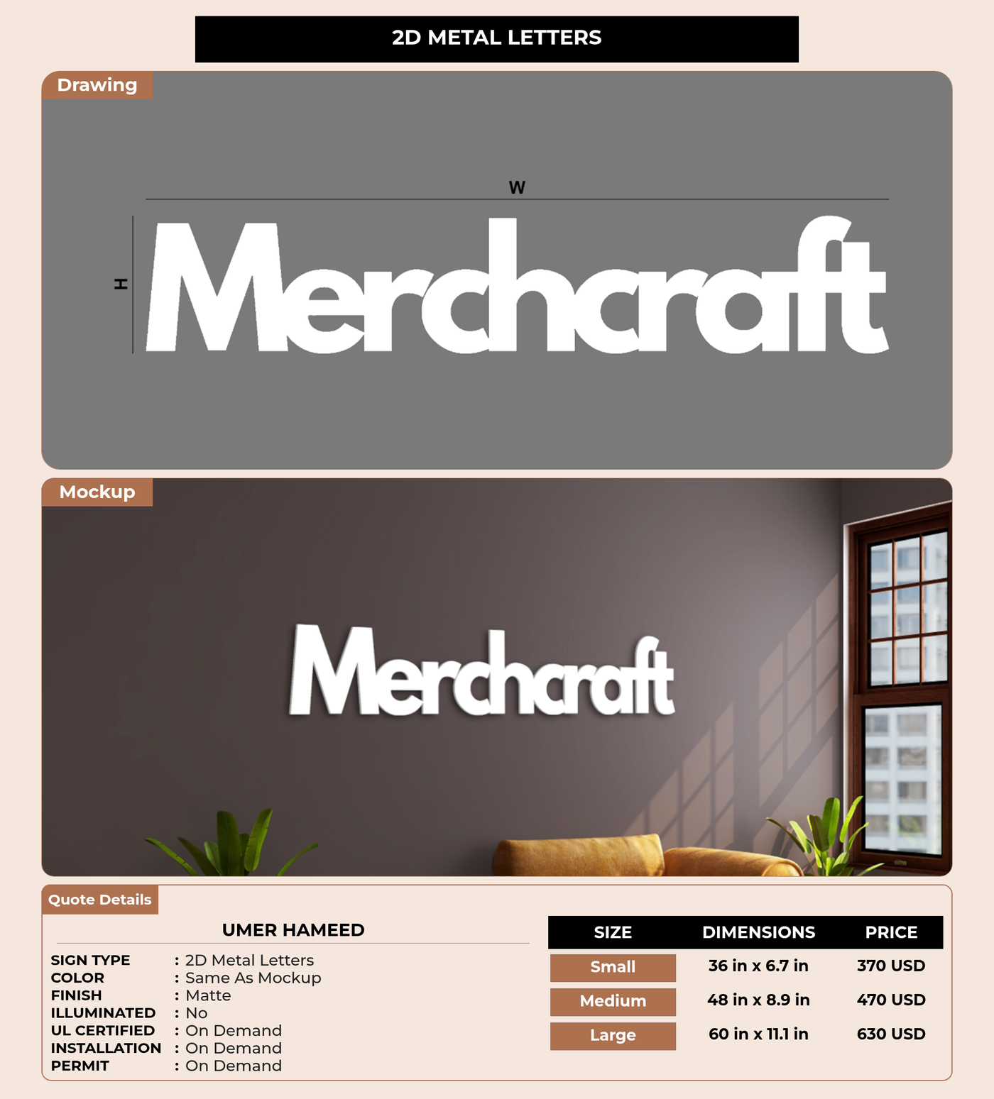 CUSTOM MOCKUP SIGN FOR Umer hameed