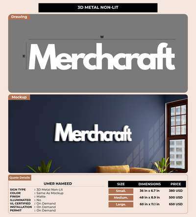 CUSTOM MOCKUP SIGN FOR Umer hameed