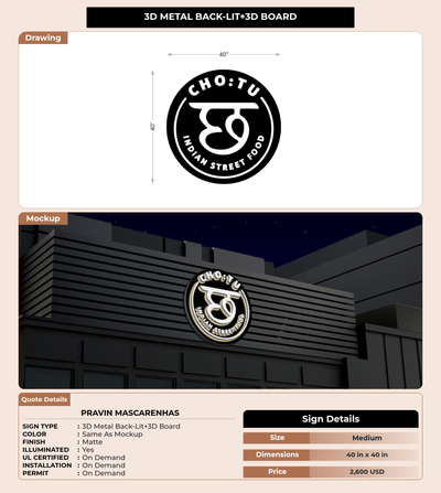 CUSTOM MOCKUP SIGN FOR pravin mascarenhas