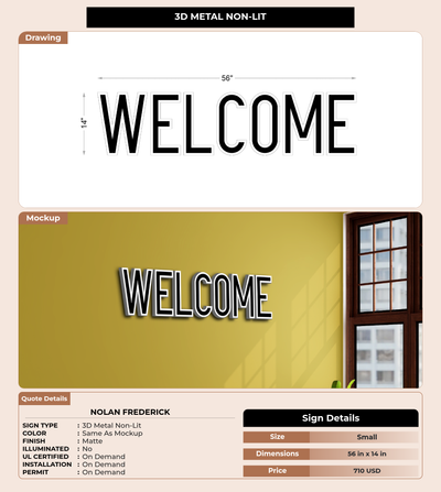 CUSTOM MOCKUP SIGN FOR Nolan Frederick